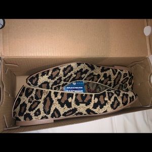 Leopard print flats